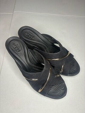 Crocs heels - size 7